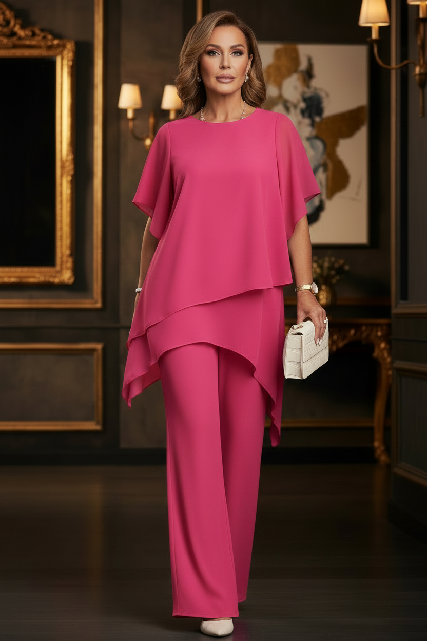 Ensemble Élégant en Mousseline