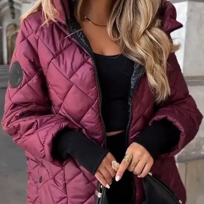 Veste Mina Courte à Capuche