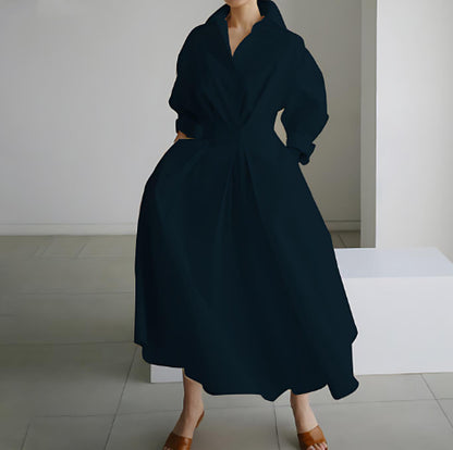 Blouse Manches Longues Robe Swing