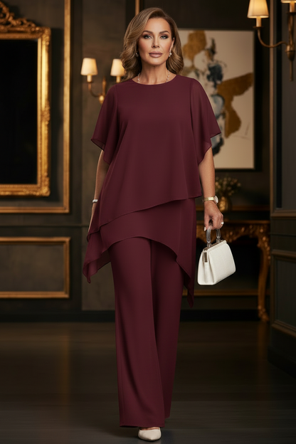 Ensemble Élégant en Mousseline