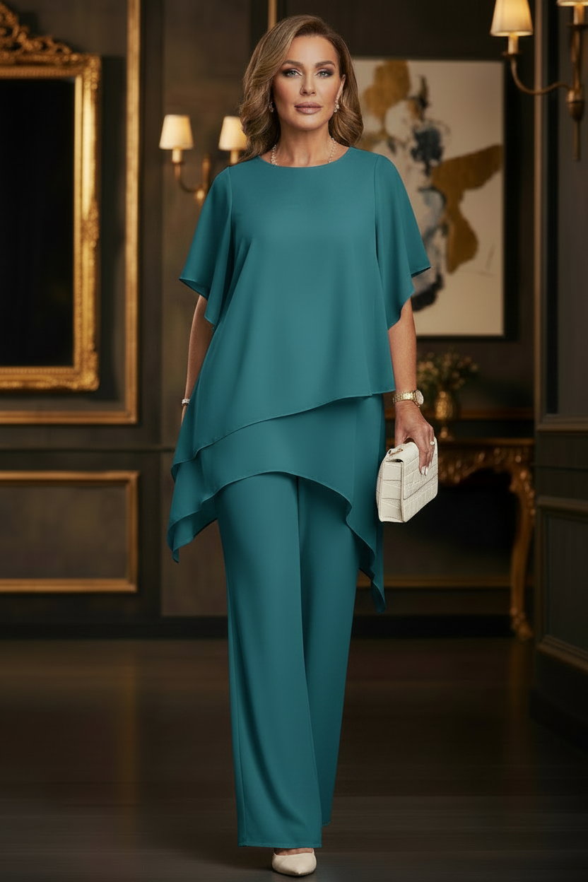 Ensemble Élégant en Mousseline