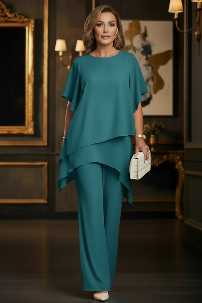 Ensemble Élégant en Mousseline